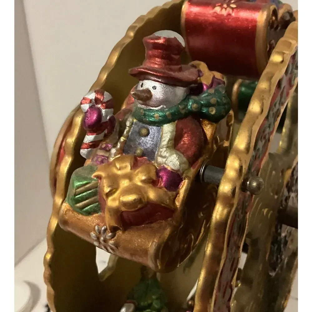Santa & Snowman Ferris Wheel Decor